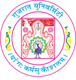 Gujarat University logo