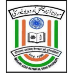 Maulana Azad National Urdu University logo