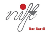 National Institute of Fashion Technology, Rae Bareli logo