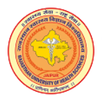 Rajasthan University of Health Sciences, Jaipur (RUHS) logo