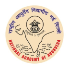 Rashtriya Ayurveda Vidyapeeth logo