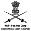 HQ 51 Sub Area Camp (Indian Army), Narangi Military Station (Guwahati) logo