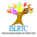 Indian Sign Language Research and Training Centre (ISLRTC) logo